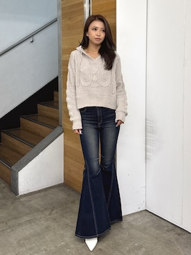 「GYDA（ジェイダ）のアイテム（パンプス）」を使った、katsusaさん（レディース・161cm）の秋コーディネート