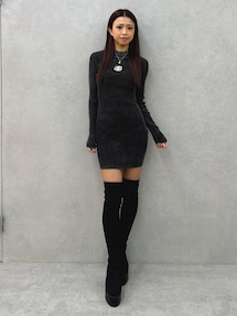 SymmetryGYDA MOLD ブリーチニットワンピース GYDA ワンピース SymmetryGYDA MOLD ブリーチニットワンピース