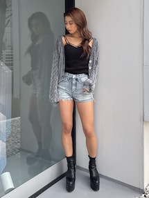 2WAYメッシュブリーチニットトップス｜ジェイダ（GYDA）公式通販