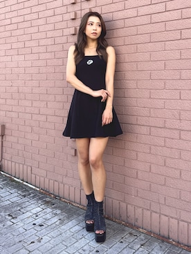 「GYDA（ジェイダ）のアイテム」を使った、katsusaさん（レディース・161cm）の夏コーディネート