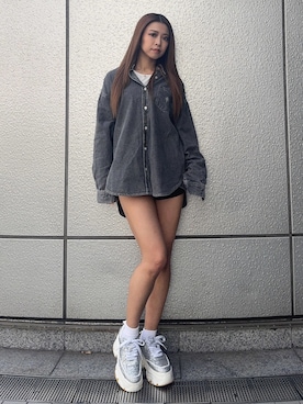 「GYDA（ジェイダ）のアイテム」を使った、katsusaさん（レディース・161cm）の春コーディネート