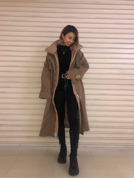 katsusaさん（レディース・161cm）の冬コーディネート