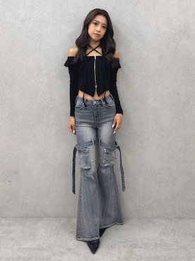 「GYDA（ジェイダ）のアイテム（パンプス）」を使った、katsusaさん（レディース・161cm）の夏コーディネート