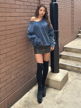 katsusaさん（レディース・161cm）の冬コーディネート