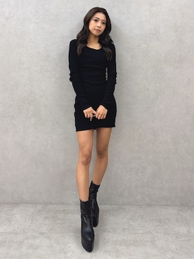 「GYDA（ジェイダ）のアイテム（ワンピース）」を使った、katsusaさん（レディース・161cm）の夏コーディネート