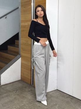 「GYDA（ジェイダ）のアイテム（パンプス）」を使った、katsusaさん（レディース・161cm）の秋コーディネート