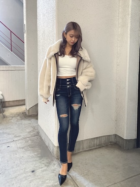 katsusaさん(レディース・161cm)の冬コーディネート