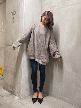 「GYDA（ジェイダ）のアイテム」を使った、katsusaさん（レディース・161cm）の冬コーディネート