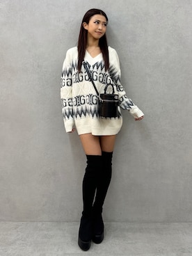 katsusaさん(レディース・161cm)の冬コーディネート