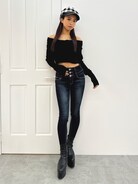 PRADA プラダ ロングブーツ スエード 編み込み リボン サイドジップ 厚底 PRADA(プラダ) ブーツ(レディース) - 海外通販のBUYMA