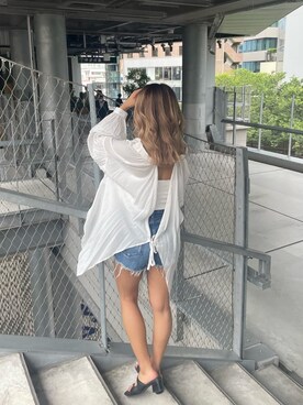 katsusaさん（レディース・161cm）の夏コーディネート