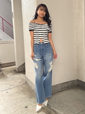 katsusaさん（レディース・161cm）の夏コーディネート