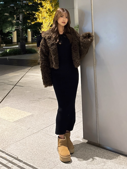 プードルフェイクファーコート（ブルゾン）｜GYDA（ジェイダ）の