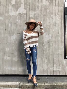 katsusaさん（レディース・161cm）の秋コーディネート