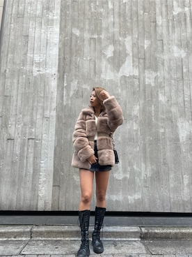 katsusaさん（レディース・161cm）の冬コーディネート