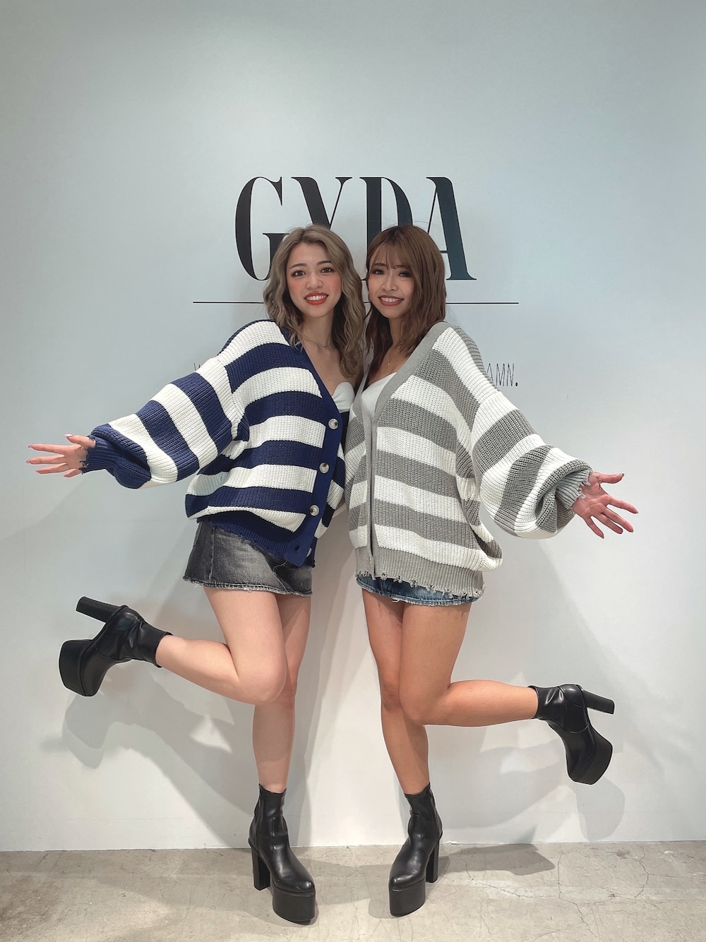GYDAジェイダギャルGAL夏デート春春ニットグラインダーニット