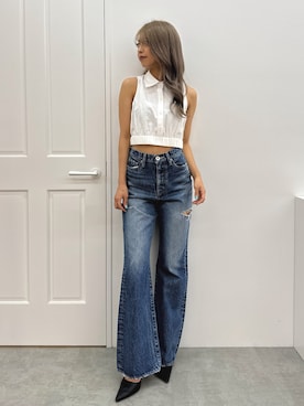 katsusaさん（レディース・161cm）の夏コーディネート