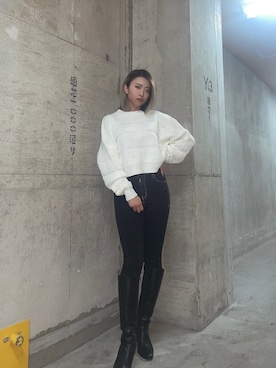 katsusaさん（レディース・161cm）の冬コーディネート