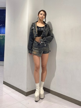 katsusaさん（レディース・161cm）の夏コーディネート