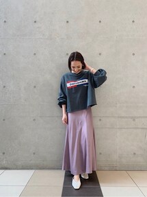 フェイクレザーステッチフラットシューズ｜アングリッド（Ungrid