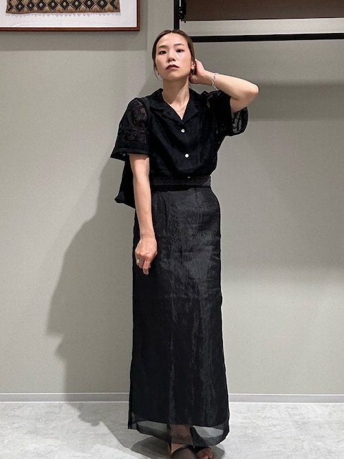 シアーコンビアイラインスカート