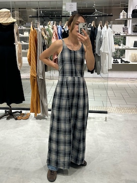 松岡奈瑠さん（レディース・157cm）の夏コーディネート