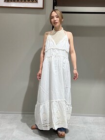 カットワークデザインキャミワンピース｜アングリッド（Ungrid）公式 