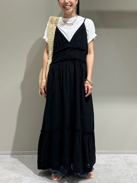 松岡奈瑠さん(レディース・157cm)の夏コーディネート