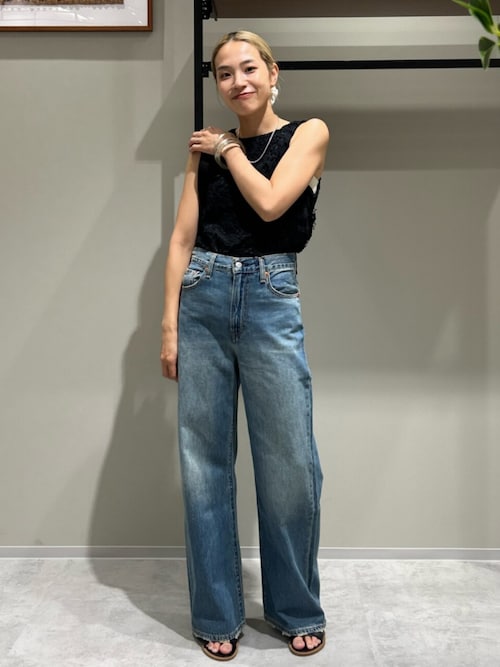 Levi's別注 RIBCAGE WIDE LEGデニム