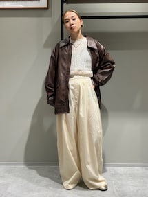 ungrid 大人気ネット完売品 チュールドッキングタックパンツ　25A/W チュールドッキングタックパンツ｜アングリッド（Ungrid）公式