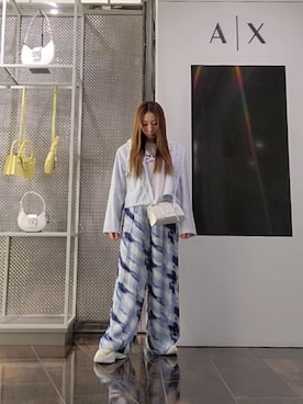「ARMANI EXCHANGE（アルマーニエクスチェンジ）のアイテム」を使った、♡aYuMiiiiiiiiさん（レディース・158cm）の春コーディネート