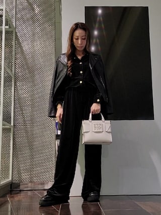 17万超えGiorgio Armani 正規品　ブラックラベルドレスパンツ オンラインストア限定】 ARMANI EXCHANGE (アルマーニ