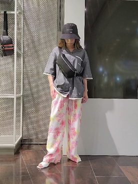 「AXchange」｜「アイテム（スラックス）」を使った、♡aYuMiiiiiiiiさん（レディース・158cm）の春コーディネート