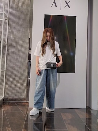ARMANI EXCHANGE テック系ショーツ ARMANI EXCHANGE（アルマーニエクスチェンジ）の「【A|X