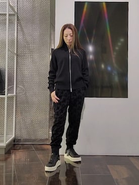「タートルネック」｜「アイテム（スウェットパンツ）」を使った、♡aYuMiiiiiiiiさん（レディース・158cm）の冬コーディネート