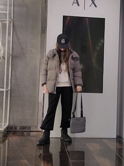 セール】【A|X アルマーニ エクスチェンジ】CL フーデッドダウン