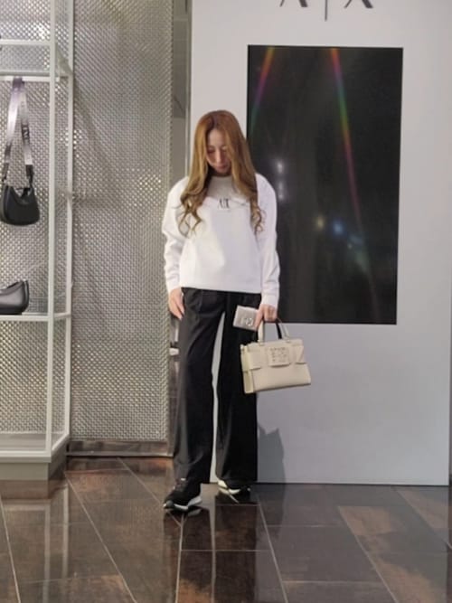 セール】【A|X アルマーニ エクスチェンジ】ビスコースウール ロール