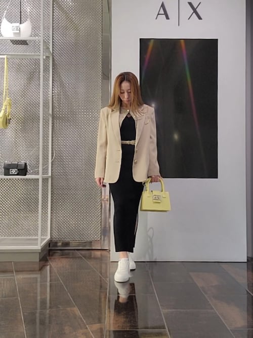 ARMANI EXCHANGE ワンピース 「A|X アルマーニ エクスチェンジ」V