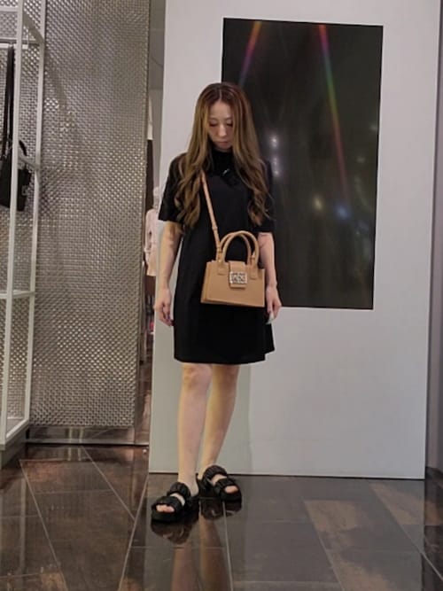 A/X Armani Exchange* ロゴ ワンピース クルーネック 半袖 セール】【A|X アルマーニ エクスチェンジ】ミニシグネチャー