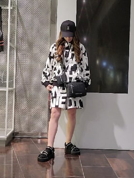 「フェスコーデ」｜「アイテム（スウェット）」を使った、♡aYuMiiiiiiiiさん（レディース・158cm）の夏コーディネート
