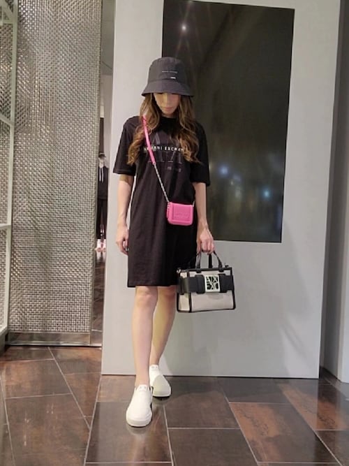関税送料込♪ARMANI EXCHANGE/デニム スリッポンスニーカー ARMANI EXCHANGE（アルマーニエクスチェンジ）の「【AX