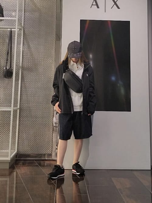 【美品】アルマーニエクスチェンジ　 グラデーション ショートコート　ジャケット 1735024868.jpg