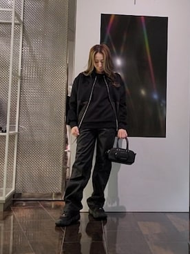 「ARMANI EXCHANGE（アルマーニエクスチェンジ）のアイテム（ブルゾン）」を使った、♡aYuMiiiiiiiiさん（レディース・158cm）の春コーディネート
