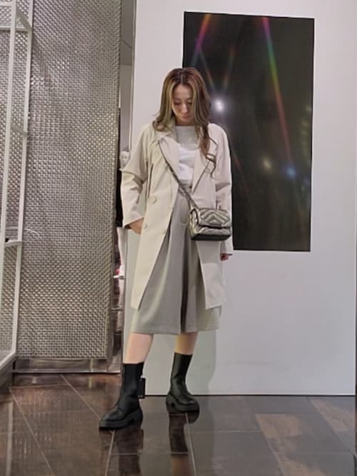 アルマーニエクスチェンジ　グレー　トレンチコート ARMANI EXCHANGE トレンチコート コート 「A|X アルマーニ