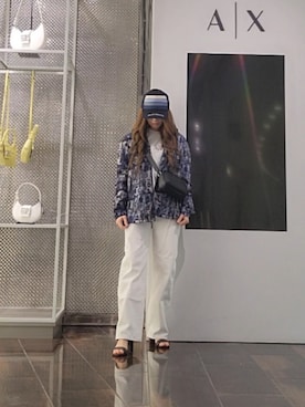 「アイテム（ナイロンジャケット）」を使った、♡aYuMiiiiiiiiさん（レディース・158cm）の夏コーディネート