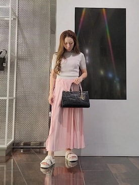 「ARMANI EXCHANGE（アルマーニエクスチェンジ）のアイテム」を使った、♡aYuMiiiiiiiiさん（レディース・158cm）の夏コーディネート