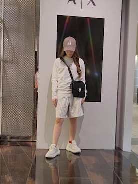 「ARMANI EXCHANGE（アルマーニエクスチェンジ）のアイテム」を使った、♡aYuMiiiiiiiiさん（レディース・158cm）の秋コーディネート