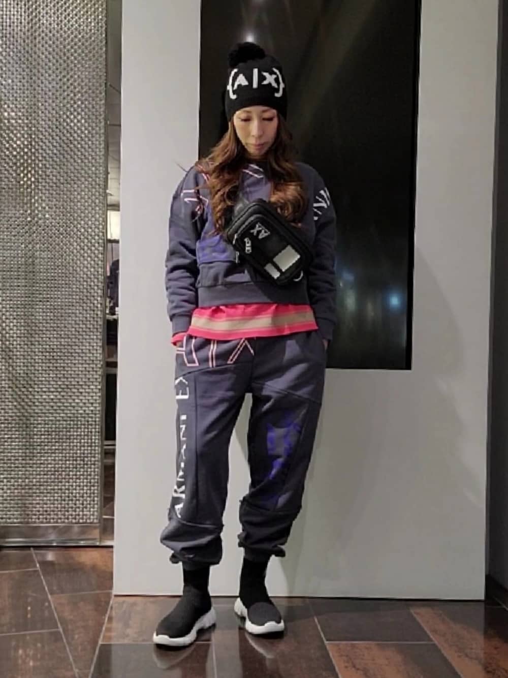 EA7 EMPORIO ARMANI スウェット プルオーバー ロゴ ARMANI EXCHANGE（アルマーニエクスチェンジ）の「【A|X