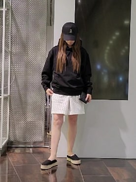 「フェスコーデ」｜「アイテム（スウェット）」を使った、♡aYuMiiiiiiiiさん（レディース・158cm）の夏コーディネート