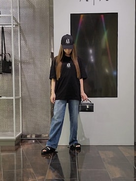 「AXchange」｜「アイテム（帽子）」を使った、♡aYuMiiiiiiiiさん（レディース・158cm）の春コーディネート